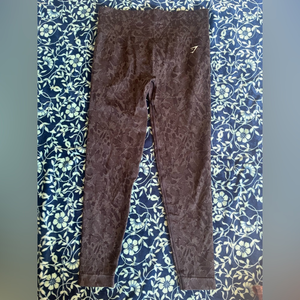 Gymshark animal print gray leggings